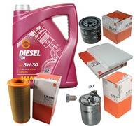 MAHLE Controllo Set 5 L MANNOL Diesel TDI 5W-30 Per VW Lupo 1.7 SDI Polo 64