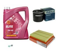 MAHLE Controllo Set 5 L MANNOL Elite 5W-40 Per Nissan Micra IV 1.2 Note