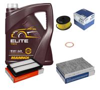 Mahle Controllo Set 5. L mannol Elite 5W-40 per Nissan Qashqai II 1.2