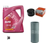 MAHLE Controllo Set 5 L MANNOL Elite 5W-40 Per Opel Arena Kasten 1.9 D