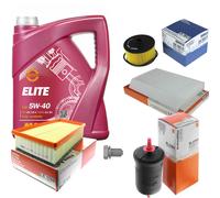 Mahle Controllo Set 5 L mannol Elite 5W-40 per Renault Megane III Coupé 1.2