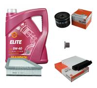 MAHLE Controllo Set 5 L MANNOL Elite 5W-40 Per Renault Twingo II 1.6 RS