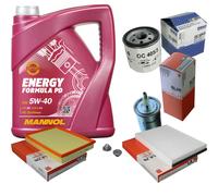 Mahle Controllo Set 5 L mannol Energia Formula Pd 5W-40 per Opel Astra G.