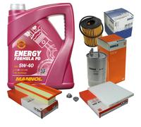 Mahle Controllo Set 5. L mannol Energia Formula Pd 5W-40 per Opel Combinato