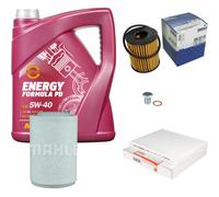 Mahle Controllo Set 5 L mannol Formula 5W-40 per Alfa Romeo Giulietta 1.4 TB