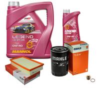 MAHLE Controllo Set 5 L MANNOL LEGEND+ESTER 0W-40 Per Audi 100 2.6 2.8 E