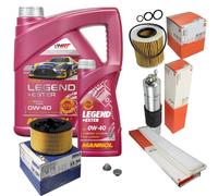 MAHLE Controllo Set 5 L MANNOL Legend+Ester 0W-40 Per BMW 3er Compact 316 TI