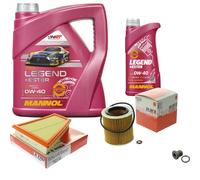 Mahle Controllo Set 5 L mannol Legend + Ester 0W-40 per BMW X1 sDrive20i Z4