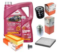 MAHLE Controllo Set 5 L MANNOL LEGEND+ESTER 0W-40 Per MG ROVER 25 1.4 16V