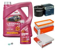 MAHLE Controllo Set 5 L MANNOL Legend+Ester 0W-40 Per Renault Clio IV 1.6 RS