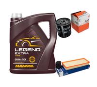MAHLE Controllo Set 5 L MANNOL Legend Extra 0W-30 Per Opel Corsa F X19 1.2