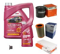 MAHLE Controllo set 5 L MANNOL LEGGENDA + Ester 0W-40 per Renault Twingo Io
