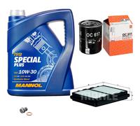 MAHLE Controllo Set 5 L MANNOL Special Plus 10W-30 Per Honda CRX III 1.6 ESi