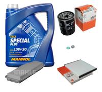 MAHLE Controllo Set 5 L MANNOL Special Plus 10W-30 Per Toyota RAV 4 II 2.0