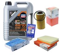 Mahle Controllo Set 5 L Motore Liqui Moly Top Tec 4210 0W-30 per Audi DD 2.0