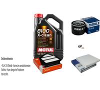 MAHLE Controllo Set 5 L MOTUL 8100 X-CLEAN 5W-40 Per Honda CR-V IV 1.6I-DTEC
