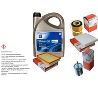 Mahle Controllo Set 5 L olio motore GM dexos2 5W-30 per IN Legno Opel Meriva