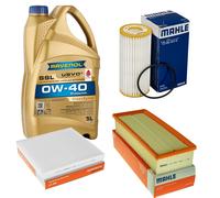 MAHLE Controllo Set 5 L RAVENOL SSL 0W-40 per Seat Leon ST 1.8 TSi