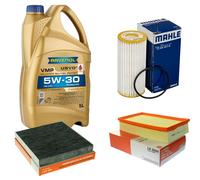 MAHLE Controllo Set 5L 5W-30 per VW T-ROC 2.0 TSI Tiguan Golf VII Cupra Ateca