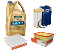 MAHLE Controllo Set 5L 5W-30 per VW T-ROC 2.0 TSI Tiguan Golf VII Cupra Ateca