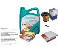 Mahle Controllo Set 5L Addinol 0540 Super Light 5W-40 per IN Legno Opel Meriva