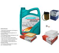 MAHLE Controllo set 5L ADDINOL 0540 SUPER LUCE 5W-40 per Peugeot 207 Van
