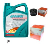 MAHLE Controllo Set 5L ADDINOL GIGA LIGHT MV 0530 LL 5W-30 Per Renault 19 II