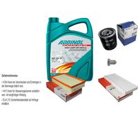 MAHLE Controllo Set 5L ADDINOL GIGA LIGHT MV 5W-30 Per Audi Coupe 89 8B 2.6