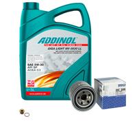 MAHLE Controllo Set 5L ADDINOL GIGA LIGHT MV 5W-30 Per Mazda 5 CR19 2.0 CD
