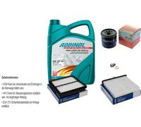MAHLE Controllo Set 5L ADDINOL GIGA LIGHT MV 5W-30 Per Mazda CX-3 DK 2.0