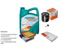 MAHLE Controllo Set 5L ADDINOL GIGA LIGHT MV 5W-30 Per Opel Combo 71_ 1.4