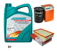 MAHLE Controllo Set 5L ADDINOL GIGA LIGHT MV 5W-30 Per VW Golf II 19E 1G1