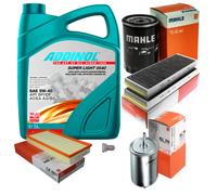 MAHLE Controllo Set 5L ADDINOL SUPER LIGHT 5W-40 Per Audi A3 8L1 S3 Quattro