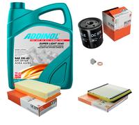 MAHLE Controllo Set 5L ADDINOL SUPER LIGHT 5W-40 Per Citroën Jumpy U6U 1.9 D