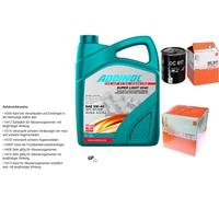 MAHLE Controllo Set 5L ADDINOL SUPER LIGHT 5W-40 Per Honda CR-V II RD_ 2.0