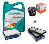 MAHLE Controllo Set 5L ADDINOL SUPER LIGHT 5W-40 Per Mazda 2 DE_ DH_3 1.3