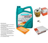 Mahle Controllo Set 5L Addinol Super Light 5W-40 per Mazda 6 Station Carrozza