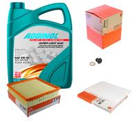 MAHLE Controllo Set 5L ADDINOL SUPER LIGHT 5W-40 Per Opel Omega B V94 2.0