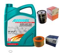 MAHLE Controllo Set 5L ADDINOL SUPER LIGHT 5W-40 Per Suzuki Samurai SJ 1.3