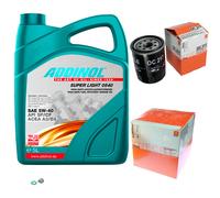 MAHLE Controllo Set 5L ADDINOL SUPER LIGHT 5W-40 Per Toyota MR 2 III ZZW3