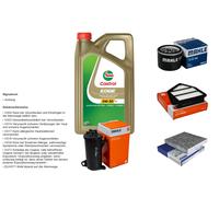 Mahle Controllo Set 5L castrol edge 5W-30 C3 per Honda Cr-v V IV