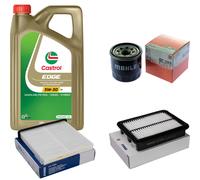 MAHLE Controllo Set 5L CASTROL EDGE 5W-30 C3 Per Mazda 2 1.5 SKYACTIV-G M