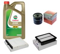 MAHLE Controllo Set 5L CASTROL EDGE 5W-30 C3 Per Mazda 3 1.5