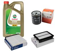 MAHLE Controllo Set 5L CASTROL EDGE 5W-30 C3 Per Mazda CX-3 1.5 D 2