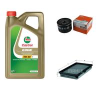 MAHLE Controllo Set 5L CASTROL EDGE 5W-30 C3 Per Nissan Qashqai +2 I 1.5 dCi