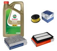 MAHLE Controllo Set 5L CASTROL EDGE 5W-30 C3 Per Nissan Qashqai II 1.2 DiG-T