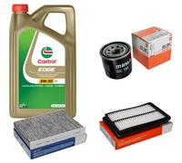 MAHLE Controllo Set 5L CASTROL EDGE 5W-30 C3 Per Nissan Qashqai II 1.6 DiG-T
