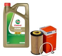 MAHLE Controllo Set 5L CASTROL EDGE 5W-30 C3 Per Opel Astra J Caravan