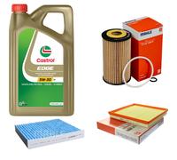 MAHLE Controllo Set 5L CASTROL EDGE 5W-30 C3 Per Opel Astra J Caravan Zafira