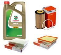 MAHLE Controllo Set 5L CASTROL EDGE 5W-30 C3 Per Opel Astra J Caravan Zafira